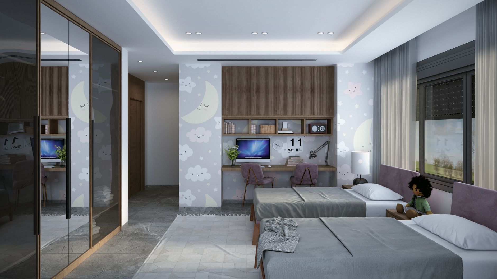 Making a Small Bedroom Work for Two Kids Without Adding On Or Moving - kids' rooms